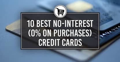 0 On Purchases Credit Cards