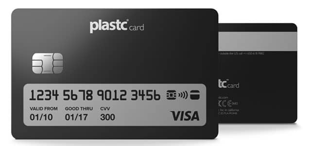 Image of Plastc Card front and back