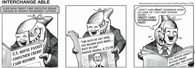 Newspaper comic strip paid for by the Merchants Payments Coalition Newspaper comic strip paid for by the Merchants Payments Coalition