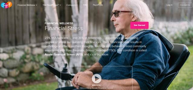 A screenshot of Payoff's Financial Wellness page