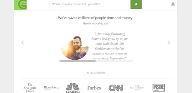 Screenshot of a GetHuman testimonal Screenshot of a GetHuman testimonal