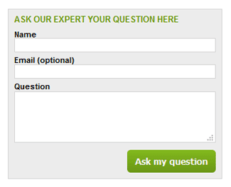 The MoneyRates Ask an Expert submission form