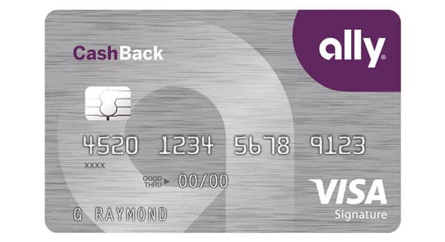 Image of the New Ally CashBack Credit Card