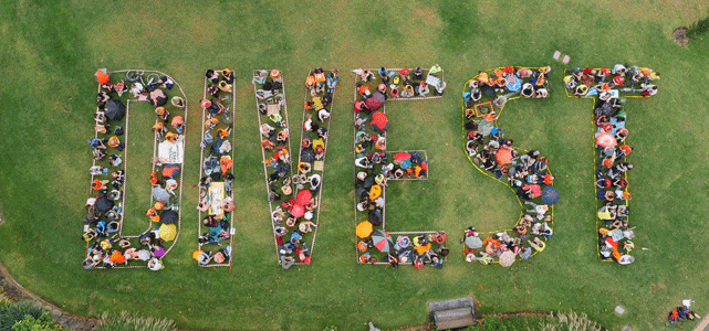 Photo of Protestors Calling for Fossil Fuel Divestment