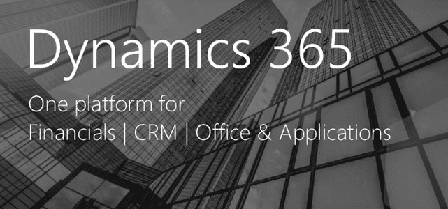 Screenshot of Microsoft Dynamics 365