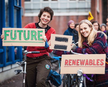 Photo of Renewable Energy Protestors Photo of Renewable Energy Protestors
