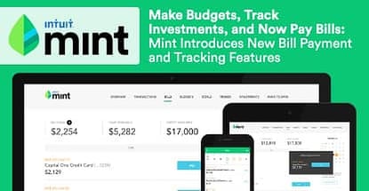 Mint Introduces New Bill Payment And Tracking Features