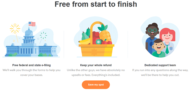 credit karma tax homepage screenshot