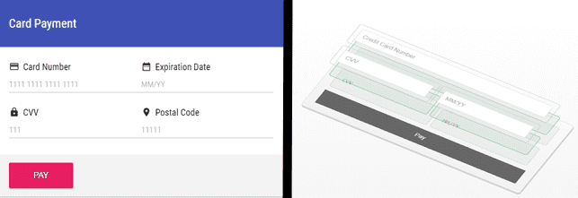 Screenshot of Braintree checkouts