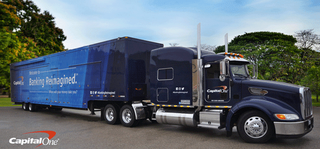 Photo of Capital One Banking Reimaged Tour Truck