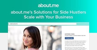 about.me’s Solutions for Side Hustlers Scale with Your Business