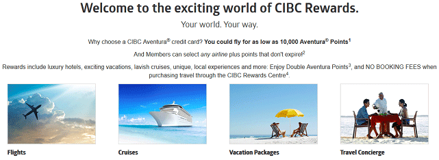 Screenshot of Adventura Travel Rewards Page Screenshot of Adventura Travel Rewards Page