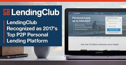 Lending Club Recognized As Top Peer To Peer Lending Platform