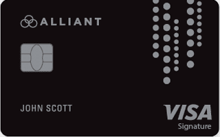 Image of the Alliant Credit Union Cashback VisaÂ® Signature credit card