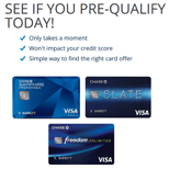 Screenshot of Chase Pre-qualification Page