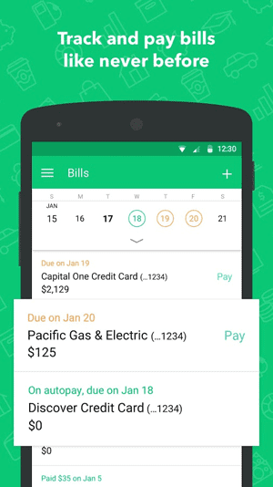 Screenshot of Mint Mobile App