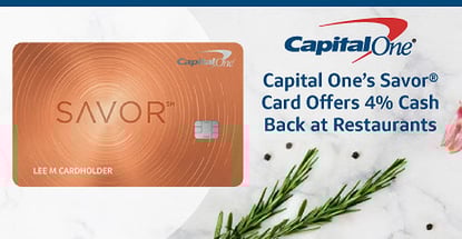 Capital One Savor Card Offers Unlimited Cash Back On Dining