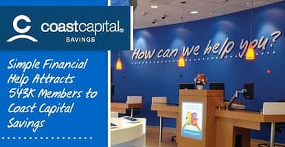 Simple Financial Help Attracts The Largest Membership In Canada To Coast Capital Savings
