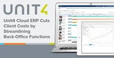 Unit4 Cloud ERP Eliminates Repetitive Tasks and Streamlines Back-Office Functions that Cost Finserv Companies Time and Money