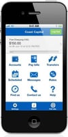 Coast Capital Savings Mobile App Screenshot Coast Capital Savings Mobile App Screenshot