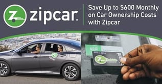 Save Up to $600 Monthly on the Costs of Car Ownership with Zipcar 