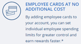 Screenshot of Ink Business Preferred® Credit Card Benefits -- Employee Cards Screenshot of Ink Business Preferred® Credit Card Benefits -- Employee Cards