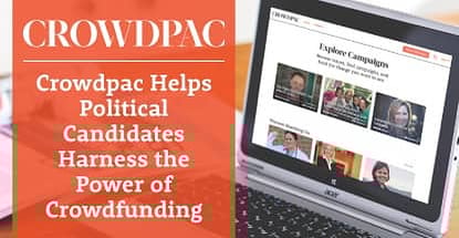 ‘Democratizing Democracy’ — Crowdpac Helps Political Candidates Harness the Power of Free Crowdfunding Campaigns ‘Democratizing Democracy’ — Crowdpac Helps Political Candidates Harness the Power of Free Crowdfunding Campaigns