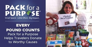 Pack For a Purpose® Helps Travelers Donate to Worthy Causes