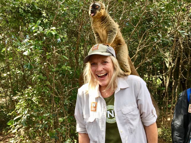 Photo of Natural Habitat Adventures Editorial Director Wendy Redal in Madagascar