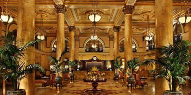 A Photo of the Willard InterContinental's Lobby A Photo of the Willard InterContinental's Lobby