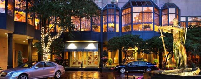 A Photo of the Windsor Court Hotel Exterior A Photo of the Windsor Court Hotel Exterior