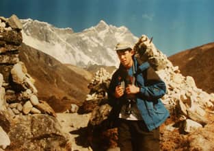 Photo of Dave in Nepal, 1996 Photo of Dave in Nepal, 1996