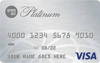 A Photo of the Green DotÂ® Platinum VisaÂ® Card