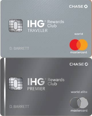 A Picture of the Two IHG and Chase Co-Branded Credit Cards