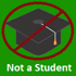 Not a Student Icon