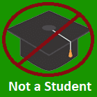 Not a Student Icon