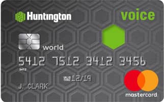 A Photo of the Huntington Bank Voice Credit Card
