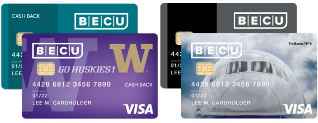 Photo of BECU credit cards