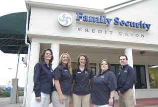 Photo of Family Security Credit Union employees at a branch