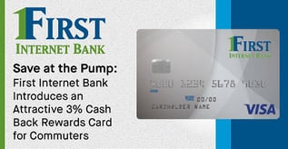 First Internet Bank’s Rewards Card Offers Year-Round Cash Back on Gas