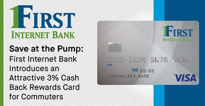 First Internet Bank Introduces A Rewards Card For Commuters