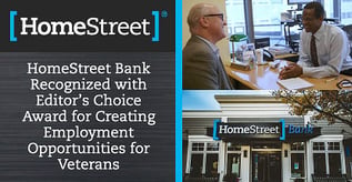 HomeStreet Bank: 2018 Editor’s Choice for Veteran Employment