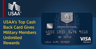 USAA’s Top Cash Back Card Gives Military Members Unlimited Rewards