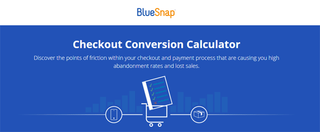 Screenshot of the BlueSnap conversion calculator