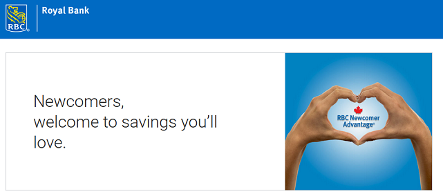 Screenshot of RBC Newcomers Offers Page Screenshot of RBC Newcomers Offers Page