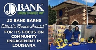 JD Bank Recognized for Improving Louisiana Communities