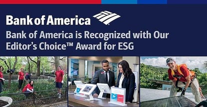 Bank Of America Is Recognized With Our Editors Choice Award For Esg