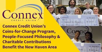 Connex Credit Unions Coins For Change Benefits New Haven