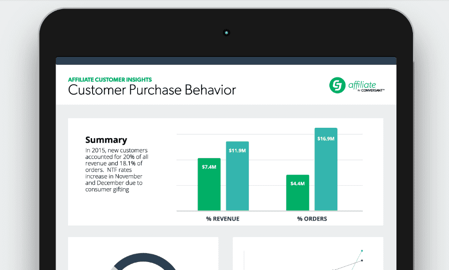 CJ Affiliate by Conversant analytics dashboard