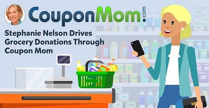 Coupon Mom Drives Grocery Donations